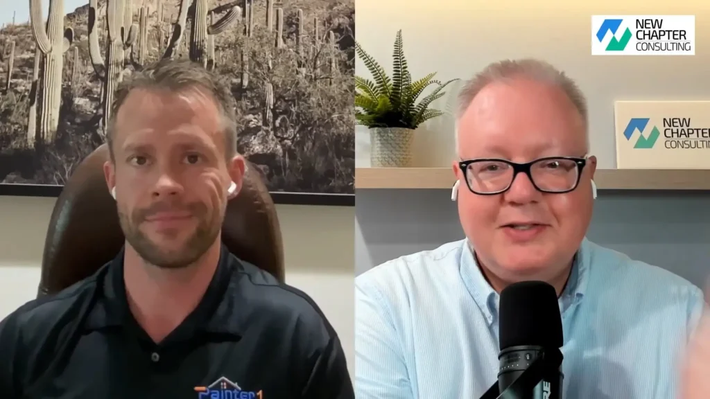 Scott Elliott and Jason Lieber discussing the Painter1 franchise opportunity